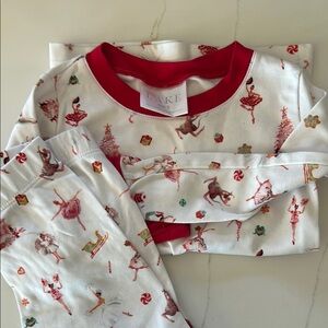 LAKE Girls nutcracker pajamas